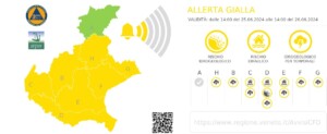 allerta meteo veneto 26 giugno