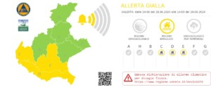 allerta meteo veneto 28-29 giugno