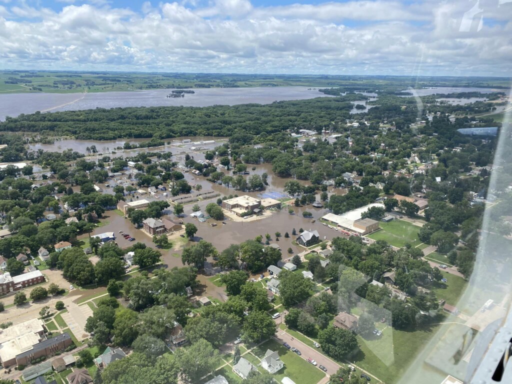 alluvione iowa usa