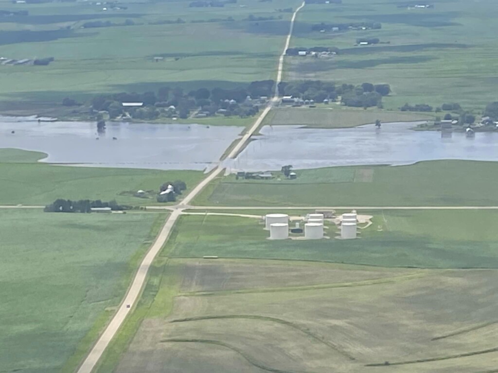 alluvione iowa usa