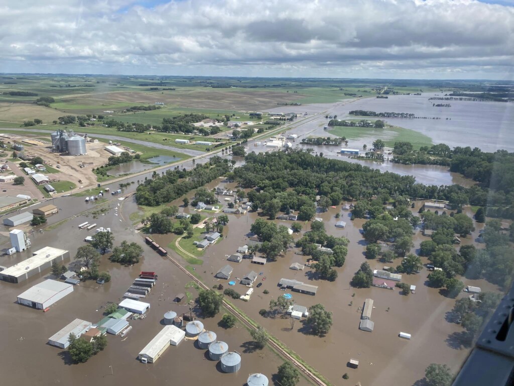 alluvione iowa usa