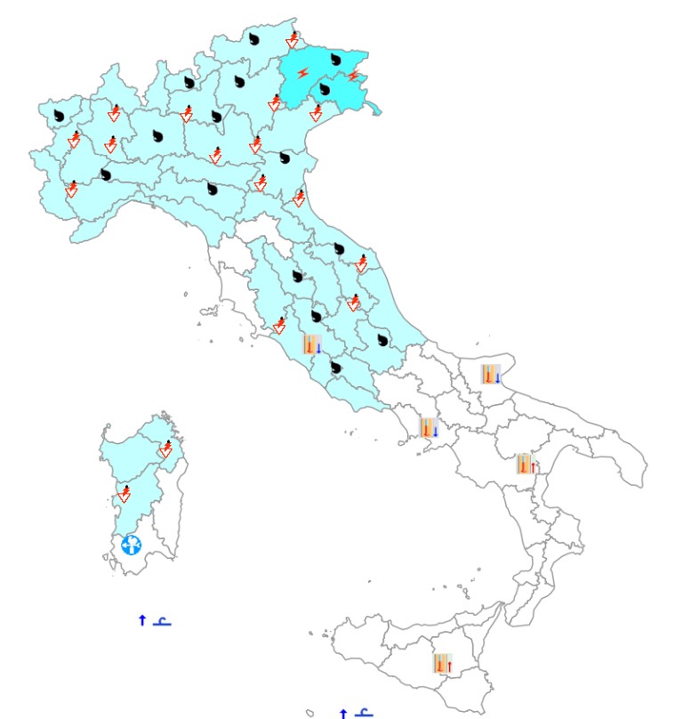 bollettino meteo protezione civile 1 luglio