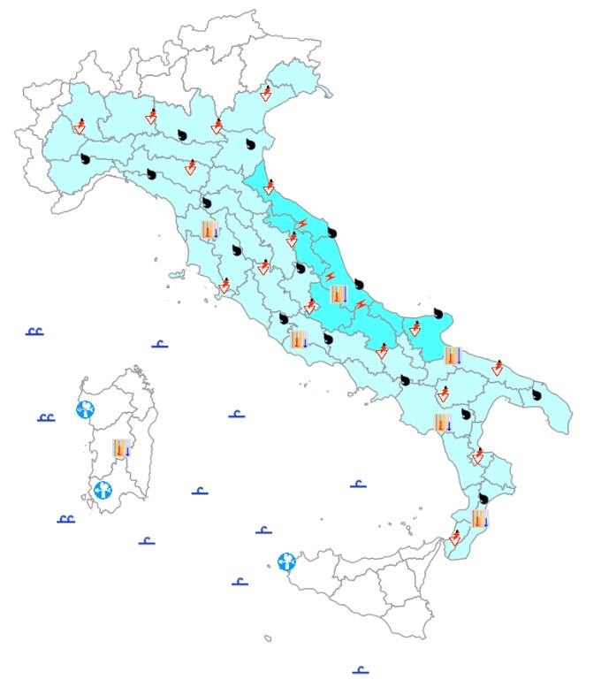bollettino meteo protezione civile 2 luglio