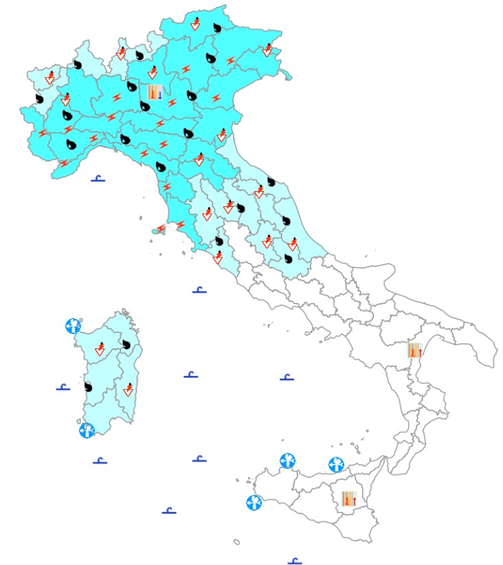 bollettino meteo protezione civile 23 giugno