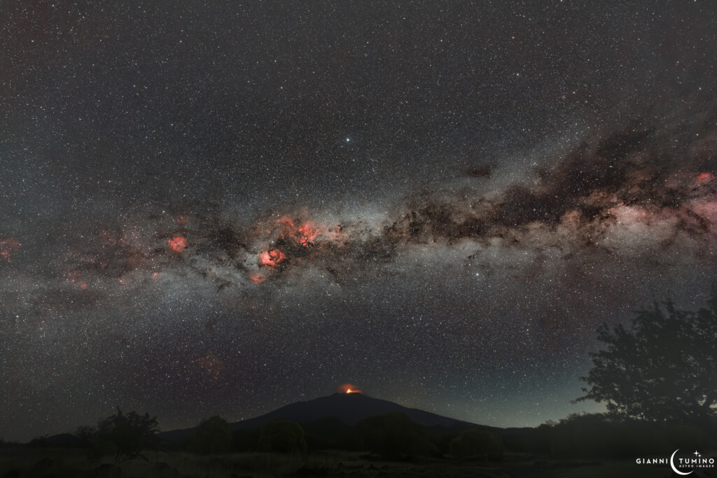 etna e via lattea