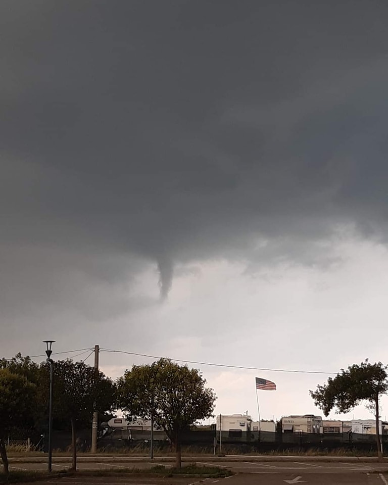 funnel cloud punta marina