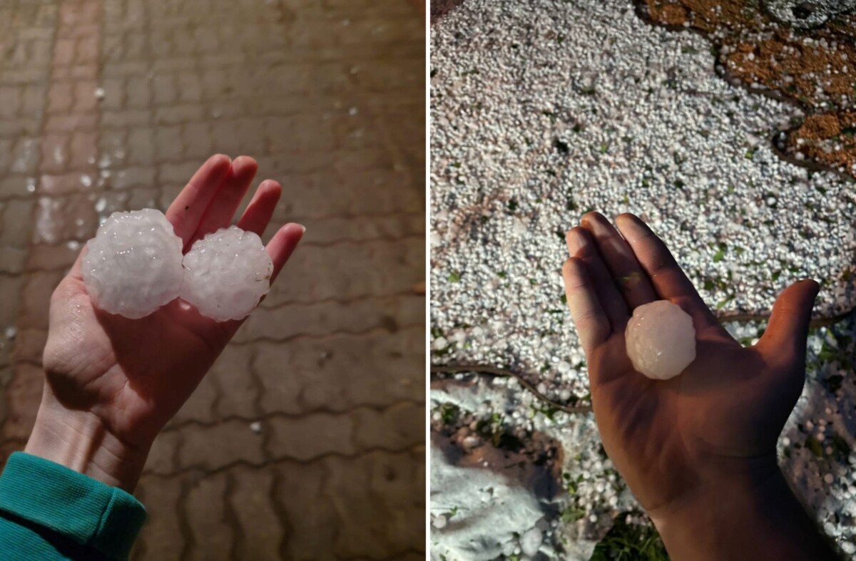 Maltempo Piemonte, grandine distruttiva: devastazione a Cuorgnè