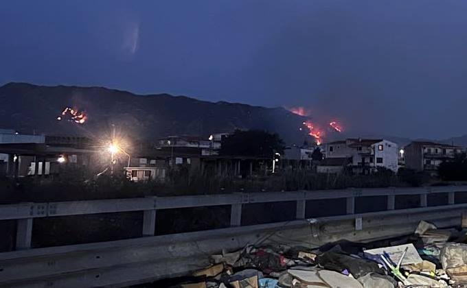 incendio reggio calabria