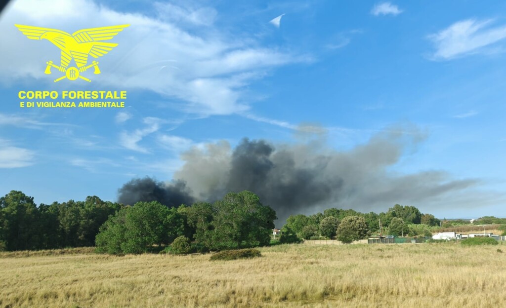 incendio san vero milis sardegna