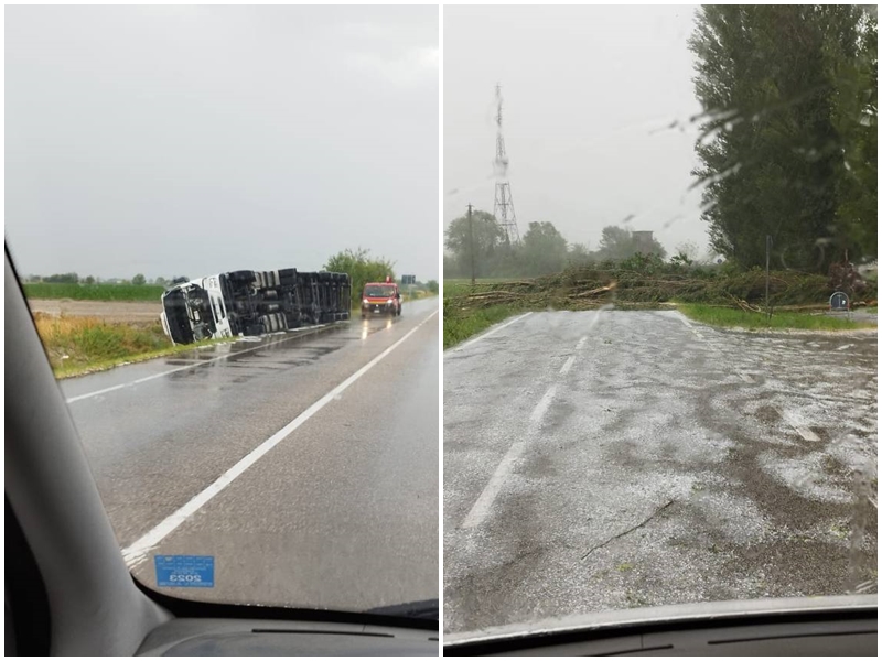 maltempo ostiglia lombardia