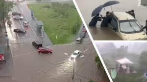 maltempo piogge russia mosca