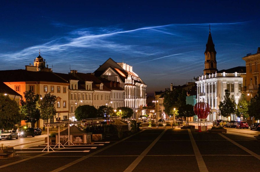 nubi nottilucenti lituania