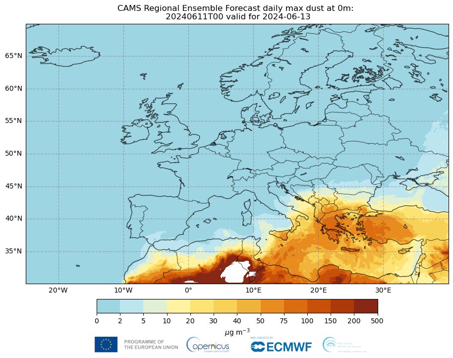 polvere sahara europa 13 giugno 2024