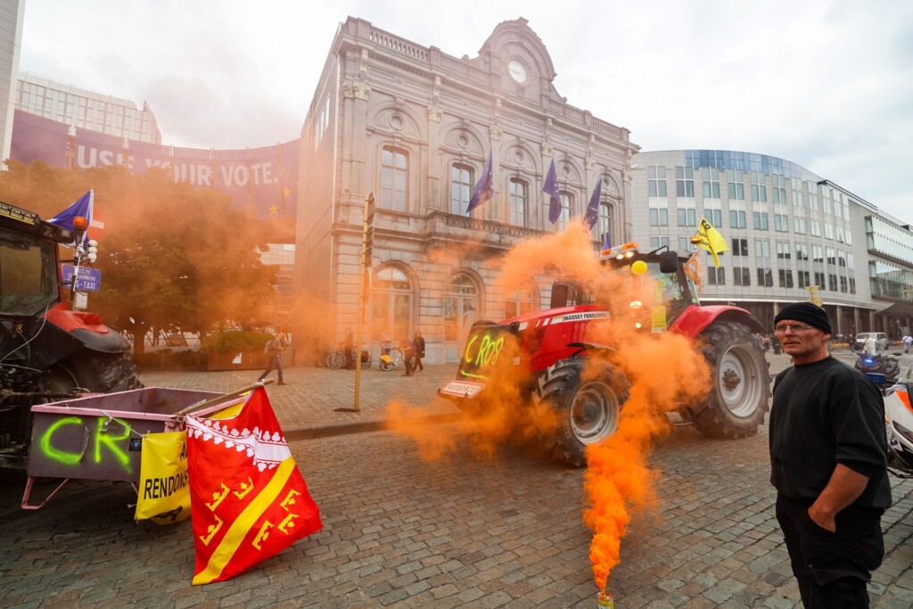 proteste agricoltori bruxelles