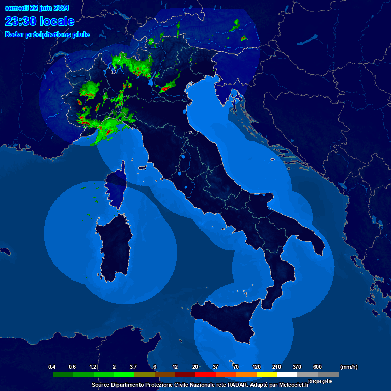 radar meteo notte