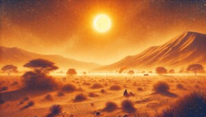 sabbia del sahara caldo sole