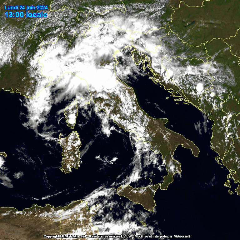 satellite meteo italia 24 giugno 2024