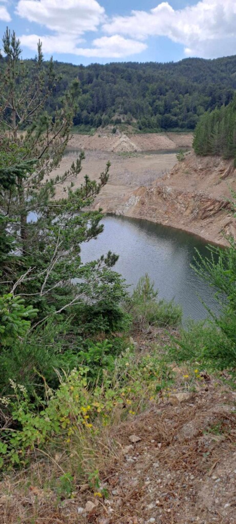 siccità diga del menta fine giugno 2024