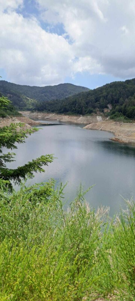 siccità diga del menta fine giugno 2024