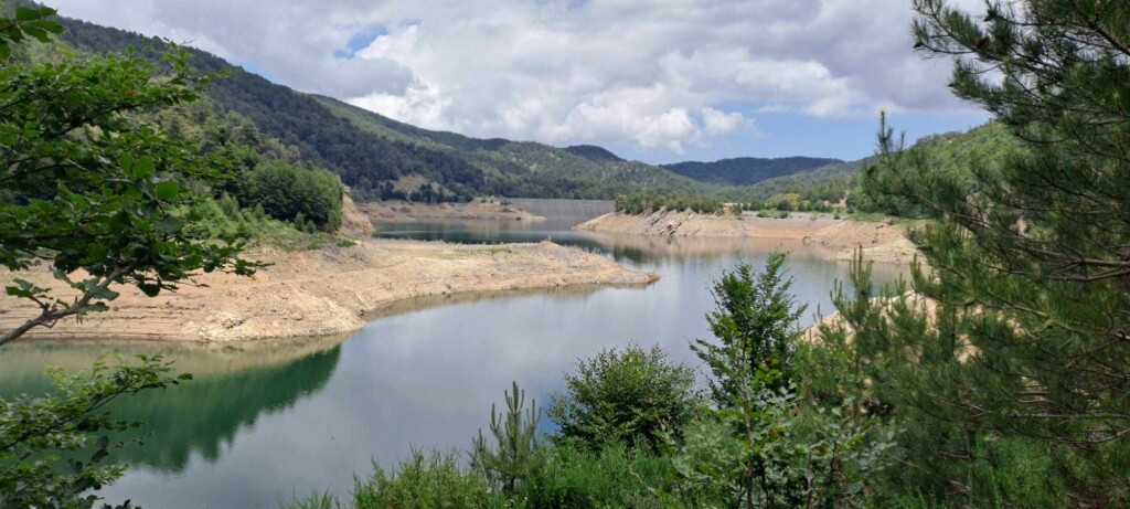 siccità diga del menta fine giugno 2024