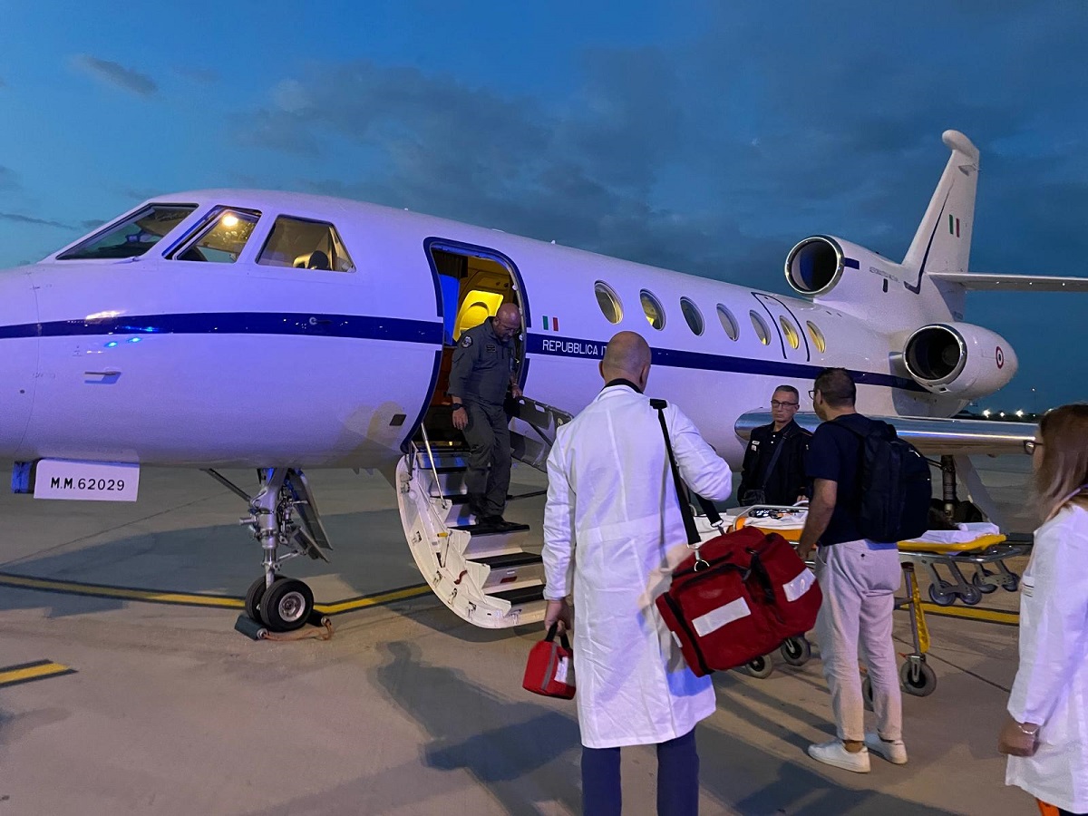 trasporto brindisi roma aeronautica militare