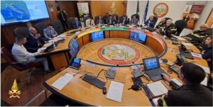 vigili del fuoco delegazione arabia saudita