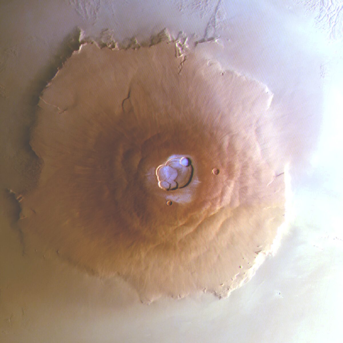 vulcani ghiacciati marte