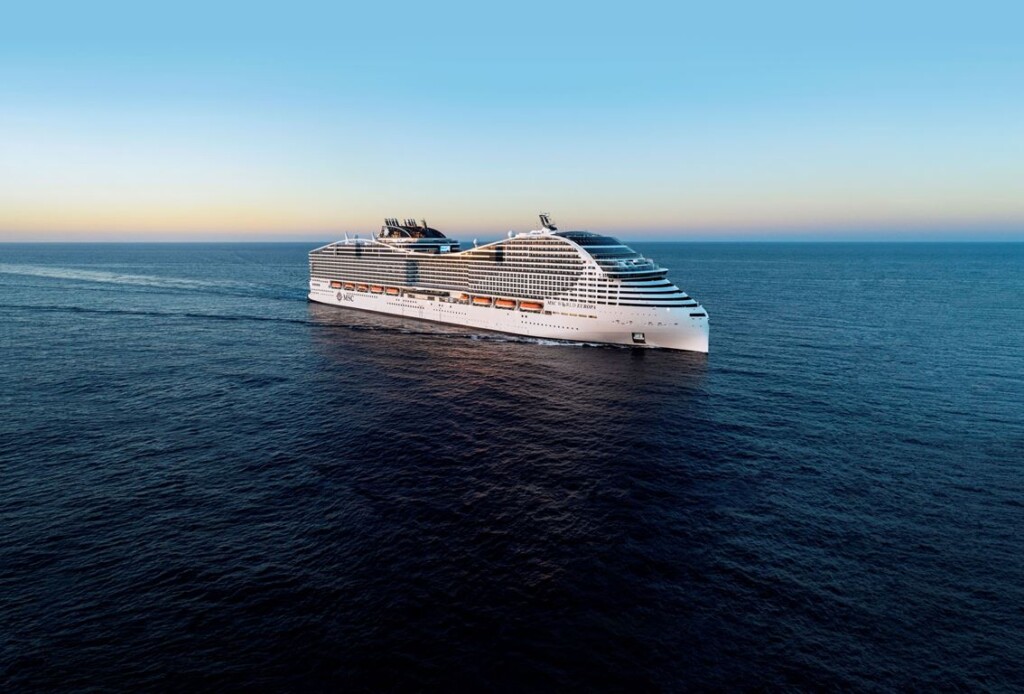 MSC WORLD EUROPA connessione elettrica di terra