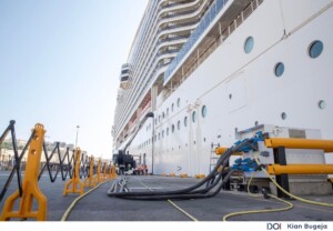 MSC WORLD EUROPA connessione elettrica di terra