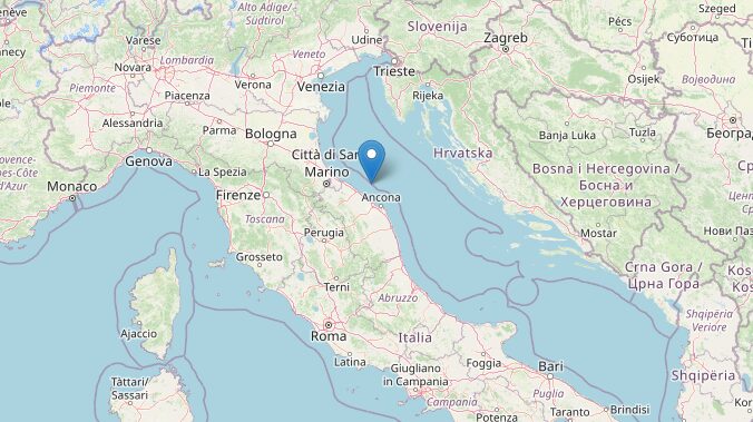 terremoto costa marchigiana pesarese