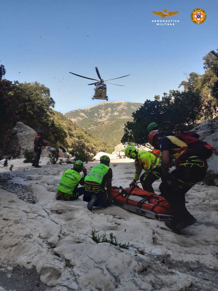 Soccorso aereo presso Supramonte di Orgosolo del 09.07.2024
