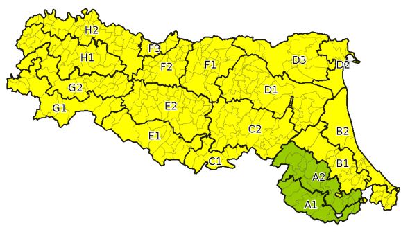 allerta meteo emilia romagna 19 luglio 2024