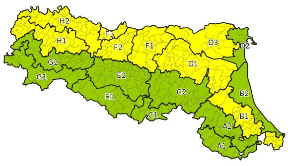 allerta meteo emilia romagna