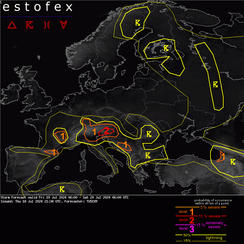 allerta meteo estofex