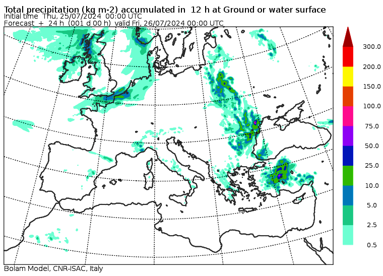allerta meteo giovedì 25 luglio