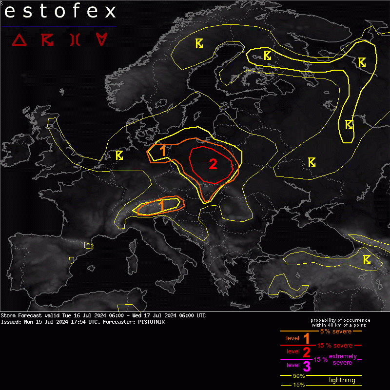 allerta meteo italia oggi 16 luglio