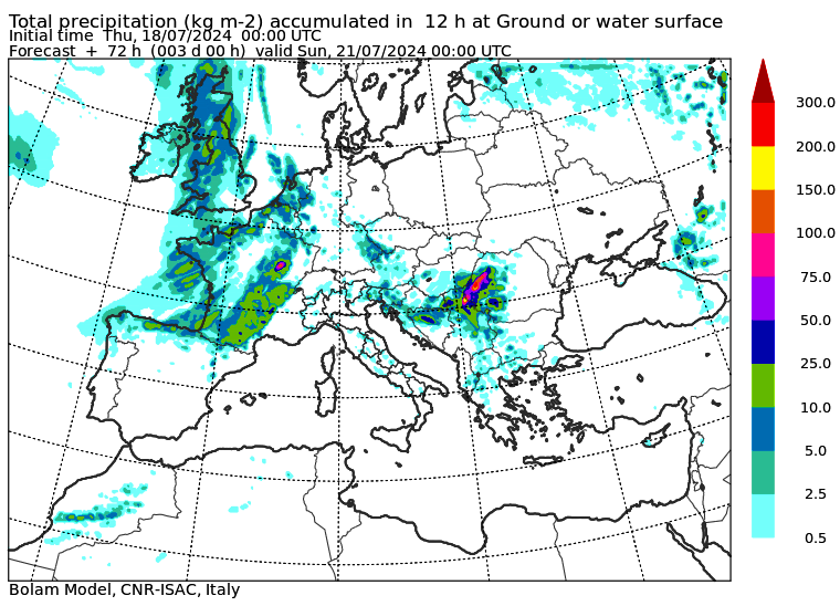 allerta meteo sabato 20 luglio sera