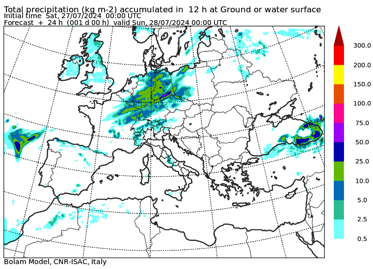 allerta meteo sabato 27 luglio
