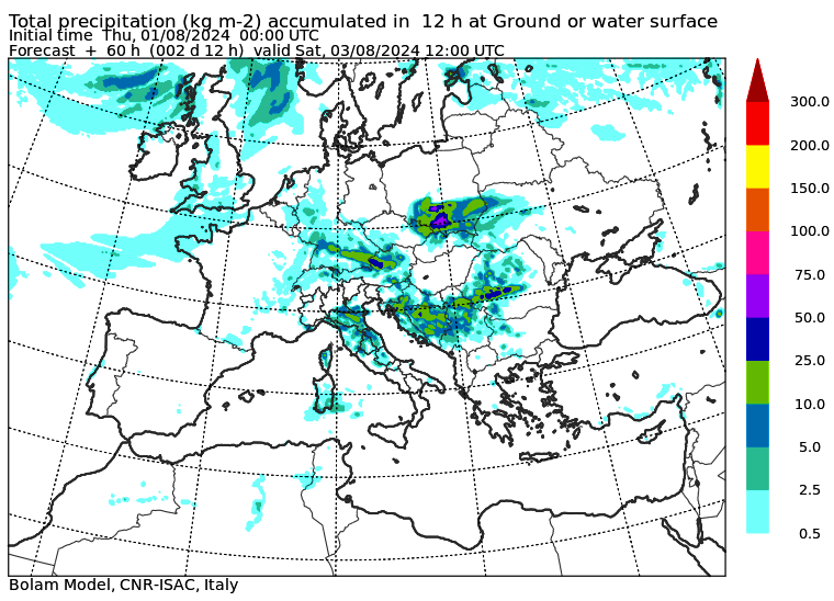 allerta meteo sabato 3 agosto mattina