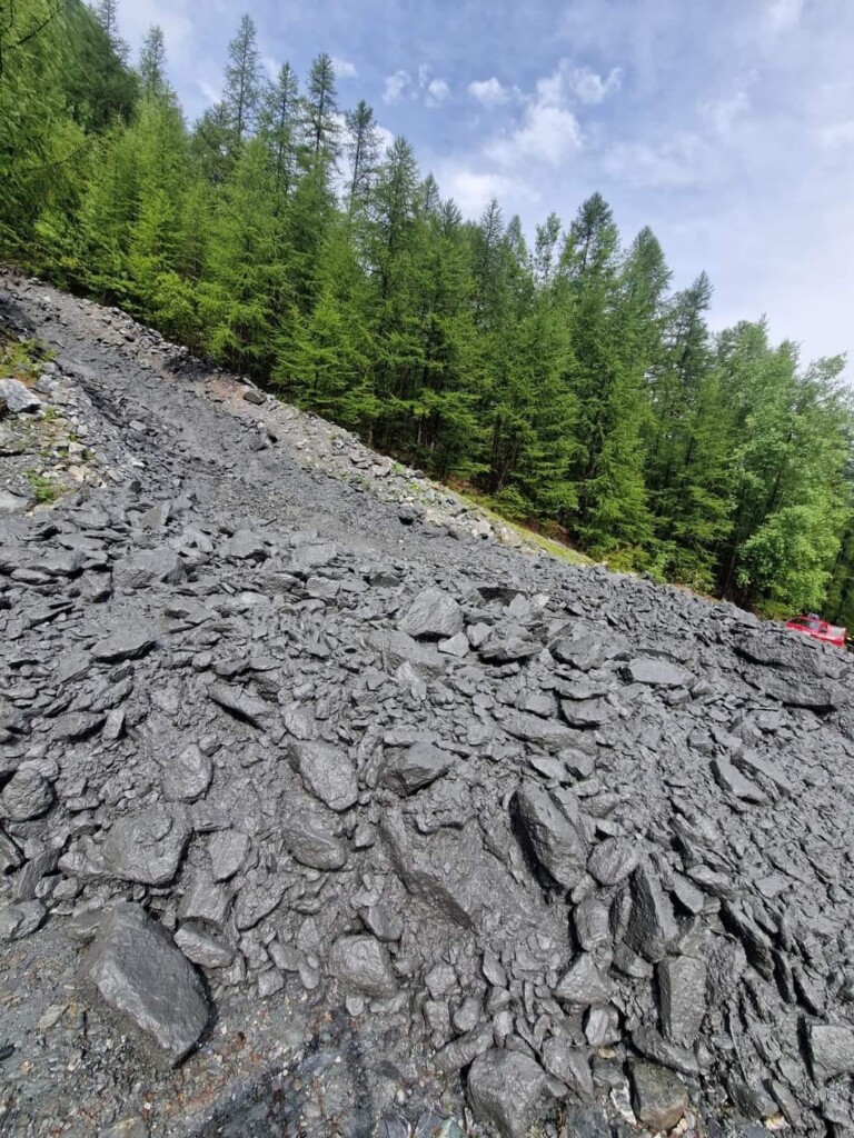 colata detriti Sauze di Cesana piemonte