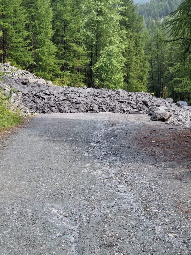colata detriti Sauze di Cesana piemonte