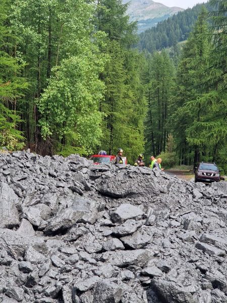 colata detriti Sauze di Cesana piemonte