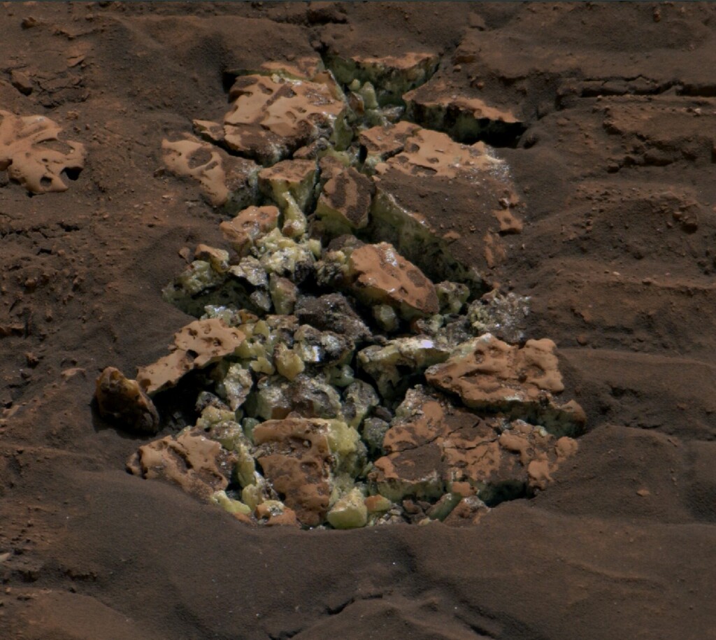 curiosity nasa sorpresa roccia marte