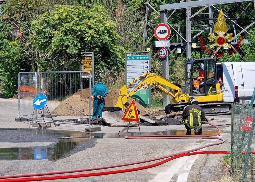 fuga di gas pavia