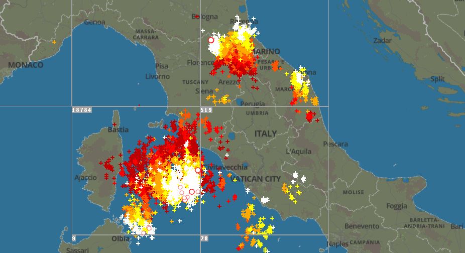 maltempo oggi temporali