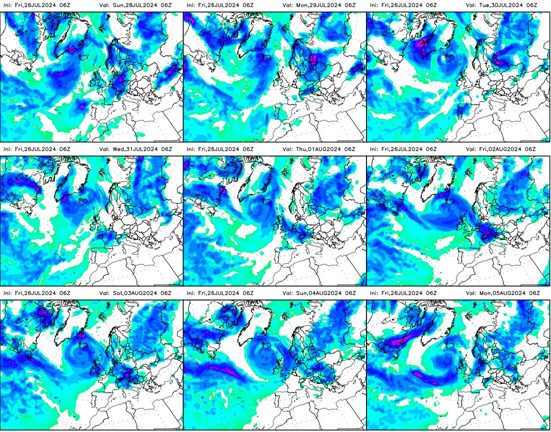 previsioni meteo europa piogge fine luglio inizio agosto 2024