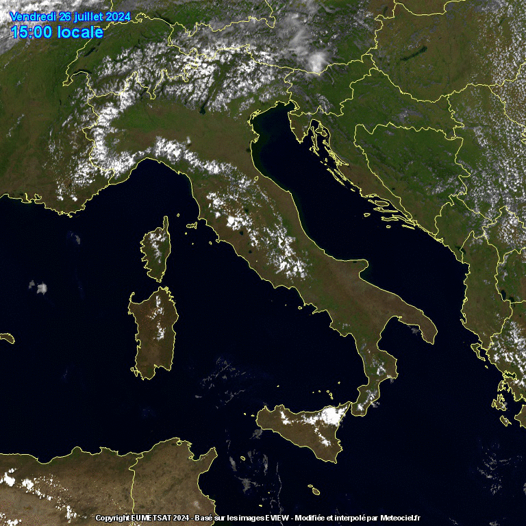 satellite meteo 26 luglio 2024
