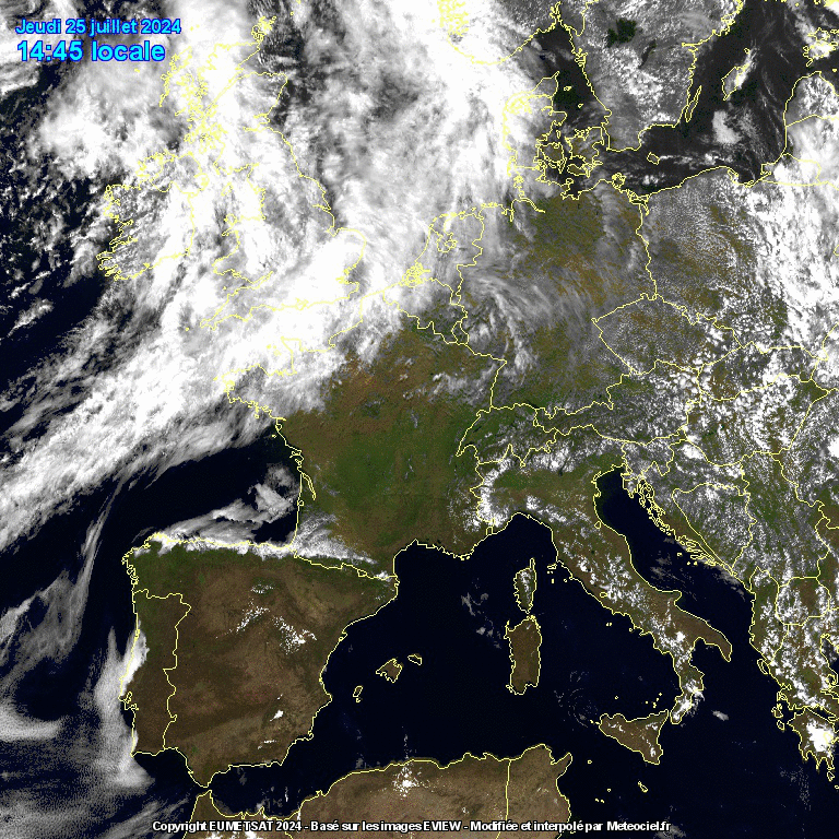 satellite meteorologico europa 25 luglio 2024