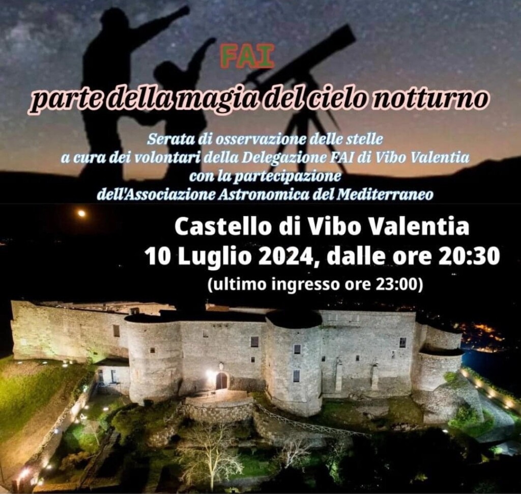 serata osservazione stelle vibo valentia