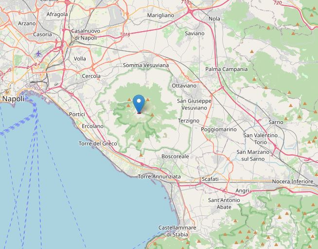 terremoto oggi vesuvio